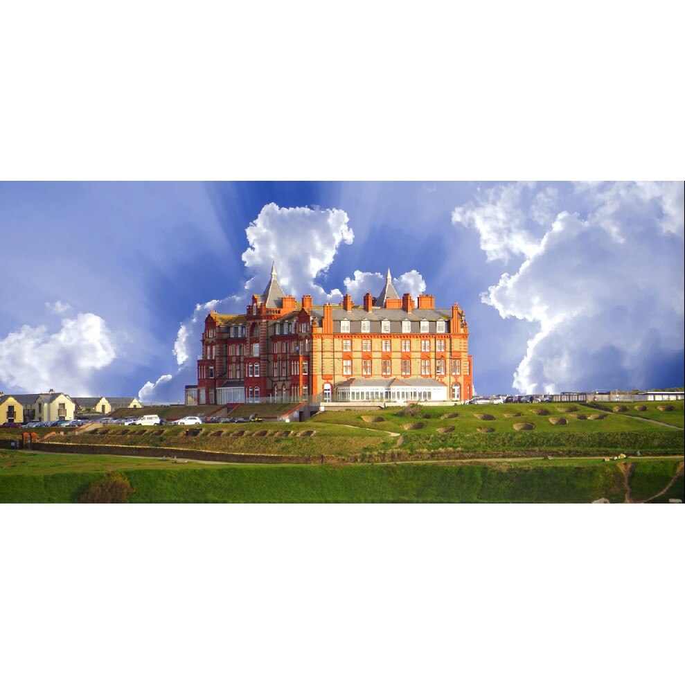 Fototapet Castelul orange (380 x 255 cm)