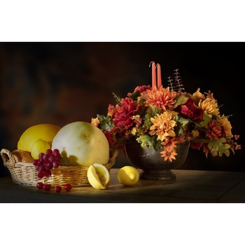 Fototapet Flori si fructe 300 x 200 cm Fototapet Flori si fructe 300 x 200 cm