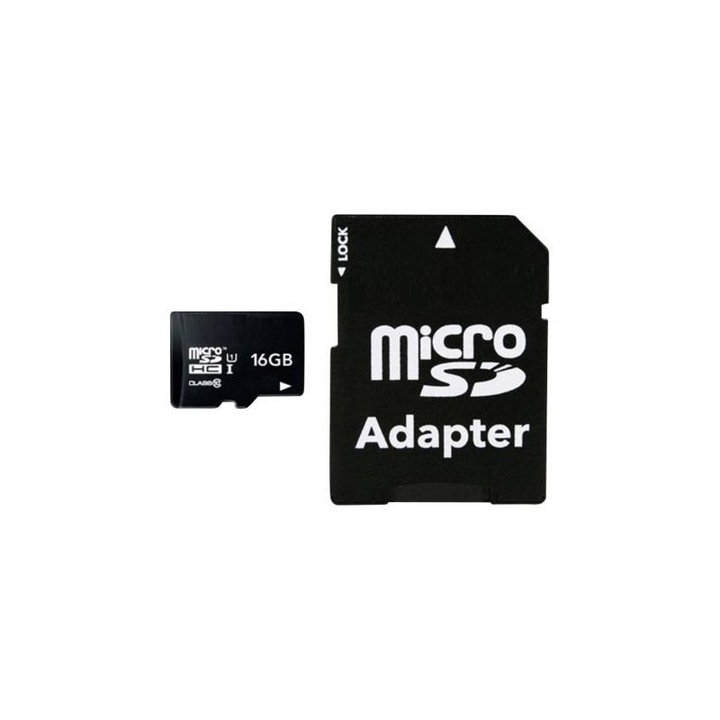 Imro Micro SD карта 16gb клас 10 със SD адаптер