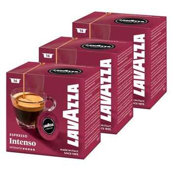 Set capsule Lavazza A Modo Mio Intenso, 3 X 16 capsule, 360 grame Set capsule Lavazza A Modo Mio Intenso, 3 X 16 capsule, 360 grame