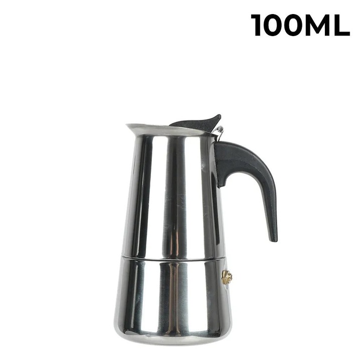 Кафеварка Moka K0323-0720-CJ19498, инокс, 100 мл