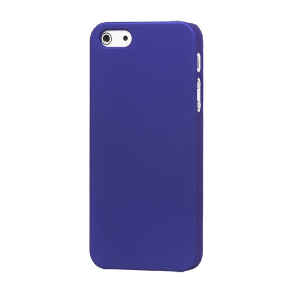 Husa iPhone 5/5S/SE - Plastic dur, Mat, Albastra