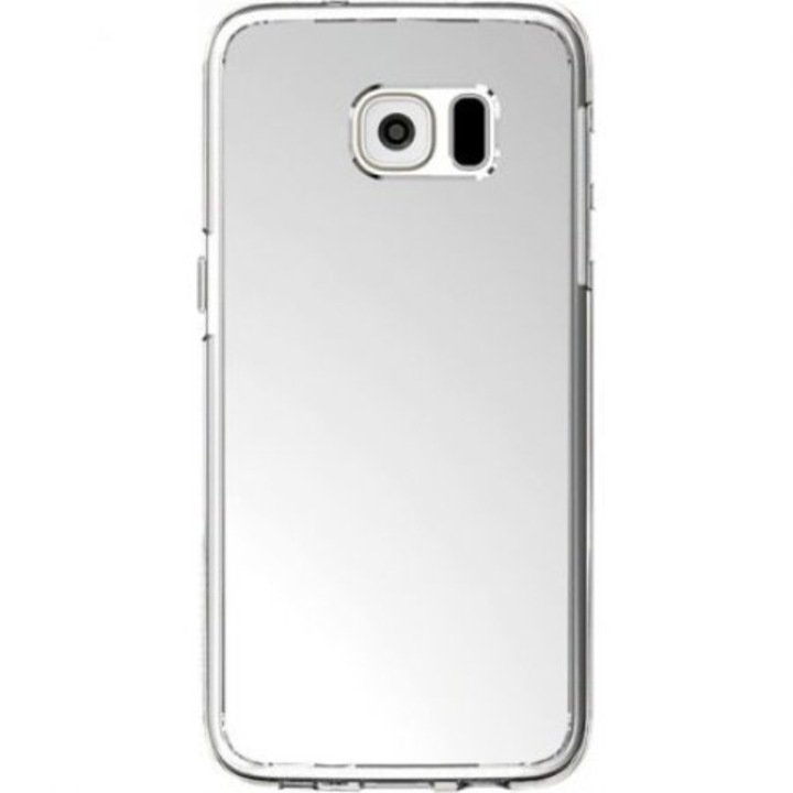 Husa Samsung Galaxy S6 Edge, MyStyle Elegance Luxury tip oglinda, Silver