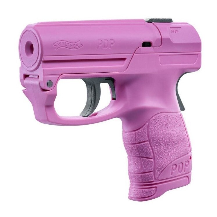 Spray lacrimogen autoaparare tip pistol Walther PGS pink