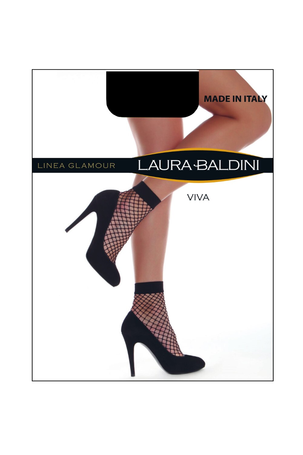 Sosete Viva, Laura Baldini, 1 pereche, culoare negru