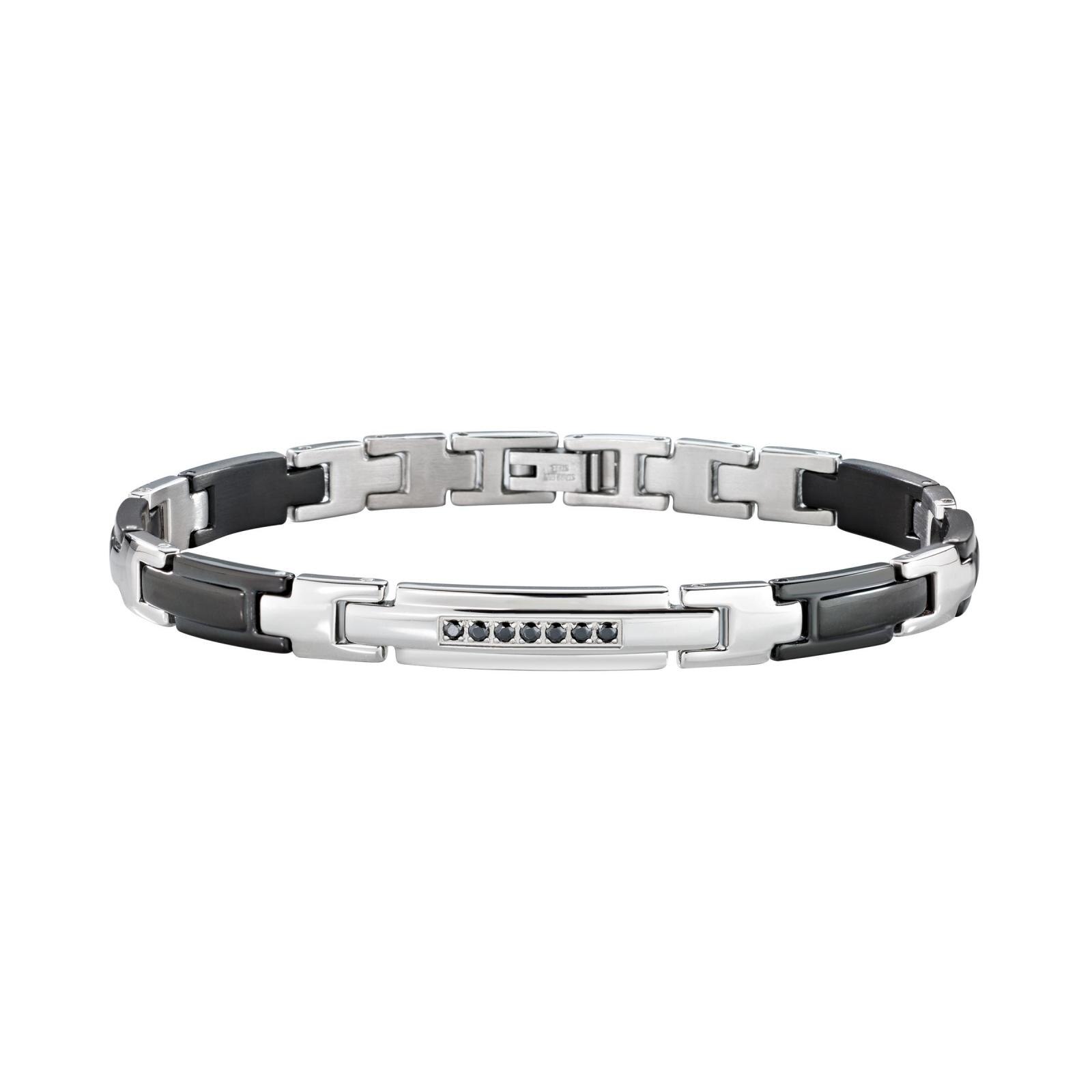 Bratara Sector SZS27, Argintiu, Negru