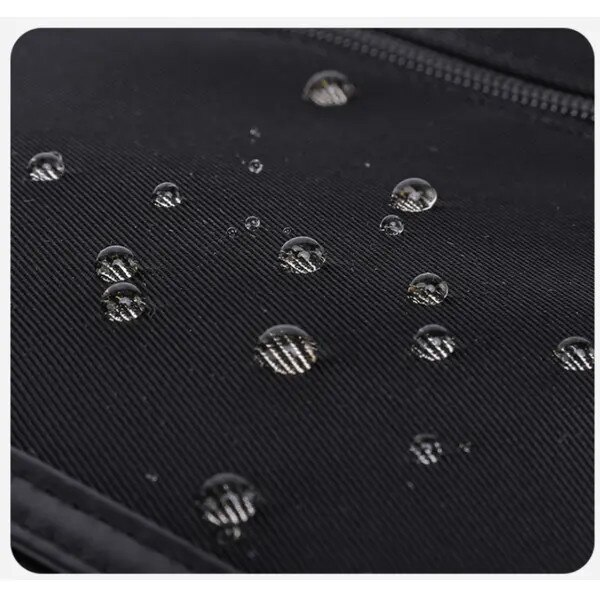 Rucsac pentru barbati, din twill rezistent la apa, pentru laptop, bretele cu amortizare, anti-astazi pentru calatorii, negru, 28 x 14 x 41 cm