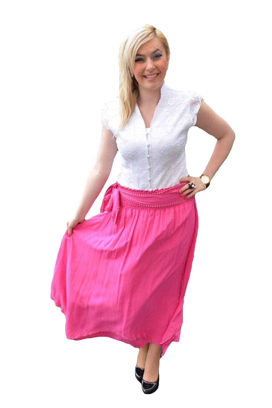 Fusta cu curelusa fina in talie, betelie lata, D&J Exclusive, Roz