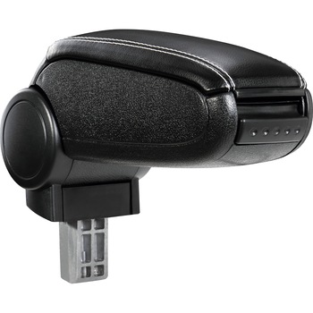 Cotiera auto, pro.tec, pentru Opel Adam, imitatie piele, negru cu cusatura alba - cu compartiment pentru depozitare Cotiera auto, pro.tec, pentru Opel Adam, imitatie piele, negru cu cusatura alba - cu compartiment pentru depozitare