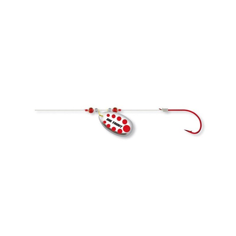 Lingurita Rotativa Cormoran Big Trout Nr 6/Silver Red