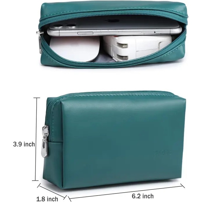 Husa pentru laptop 13.3–14 inch din piele de miel, compatibila cu MacBook Pro 14 (M1 Pro/M1 Max) A2442 / Surface Laptop 13.5 / MacBook Air 13 / HP Spectre, verde petrol, model FQ-K0276-20260903-1507