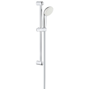 Set de dus cu bara Grohe New Tempesta 100, 1 jet, bara ajustabila de 600 mm, anti-calcar, crom Set de dus cu bara Grohe New Tempesta 100, 1 jet, bara ajustabila de 600 mm, anti-calcar, crom