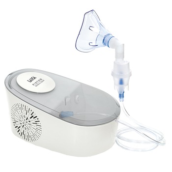 Aparat aerosoli Laica NE2012 cu compartiment de accesorii Aparat aerosoli Laica NE2012 cu compartiment de accesorii