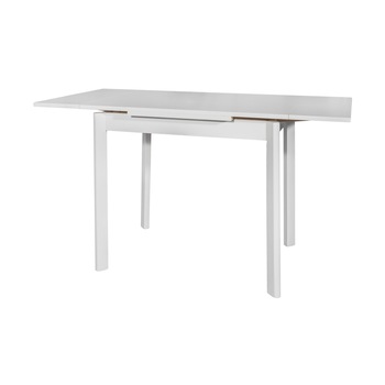 Masa extensibila Andy alb, Elvila, 80/120 x 60 x 75 mm Masa extensibila Andy alb, Elvila, 80/120 x 60 x 75 mm