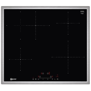 Plita incorporabila Neff T36BD60N1, Inductie, 4 zone de gatit, TouchControl, Afisaj digital, PowerBoost, Timer, QuickStart, ReStart, Rama inox, 60 cm, Negru Plita incorporabila Neff T36BD60N1, Inductie, 4 zone de gatit, TouchControl, Afisaj digital, PowerBoost, Timer, QuickStart, ReStart, Rama inox, 60 cm, Negru