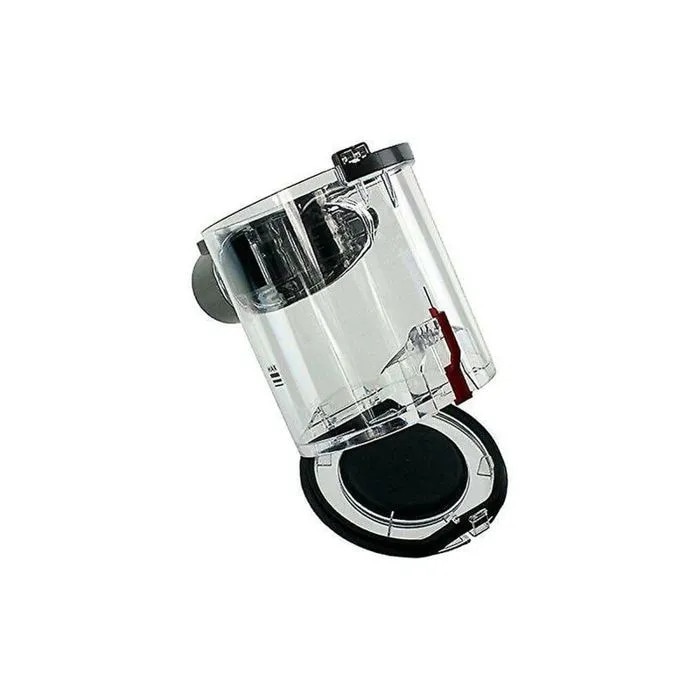 Recipient colectare praf pentru aspirator Dyson V6, piesa de schimb 965660-01 / k0441-0707-QHeamg136296, compatibil cu DC58/DC59/V6 Series (V6 Flexi, V6 Animal, V6 Fluffy, SV04, DC61, DC62), transparent/negru
