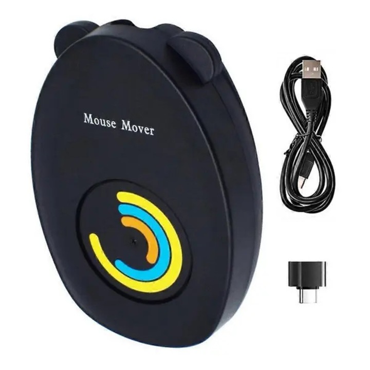 Egér mozgás szimulátor eszköz FRU-CJK0424-260710-898, ON/OFF gombbal, plug-and-play USB/adapter, ultra-csendes