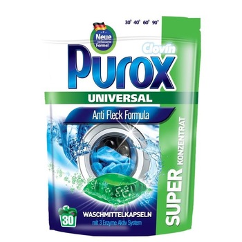 Detergent capsule Clovin Purox, 30 de capsule Detergent capsule Clovin Purox, 30 de capsule