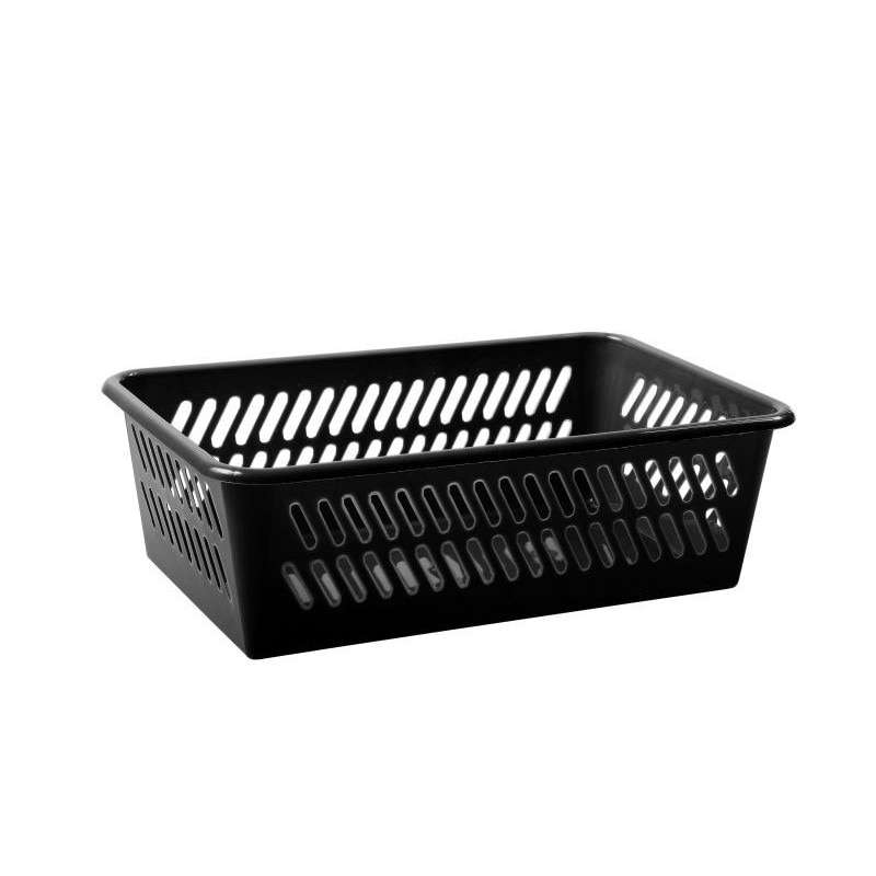 Cos depozitare, PLAST TEAM POLAND SP. Z O.O., 25,3x15,8x8 cm, Negru