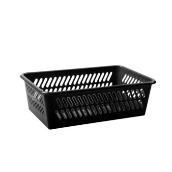 Cos depozitare, PLAST TEAM POLAND SP. Z O.O., 30x20x11 cm, Negru Cos depozitare, PLAST TEAM POLAND SP. Z O.O., 30x20x11 cm, Negru