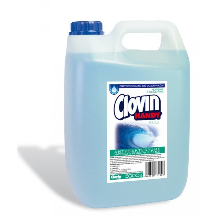 Sapun lichid Clovin cu aroma marina, 5 l