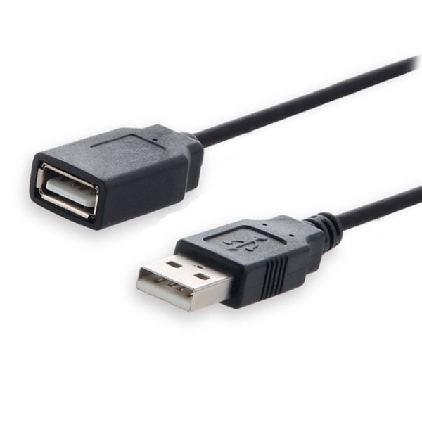 Cablu Prelungitor USB 2.0, Savio CL-68, 0.8m, Negru