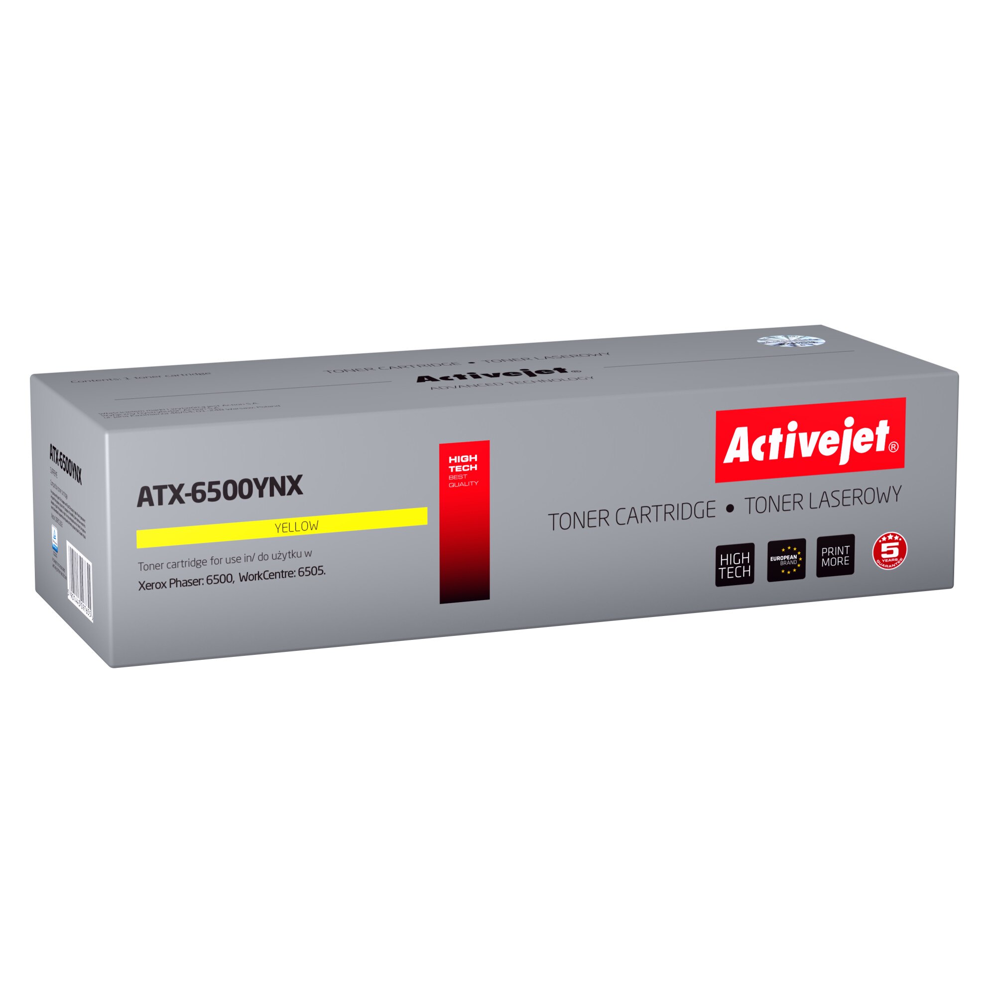 Toner laser Activejet ATX-6500YNX pentru imprimante Xerox