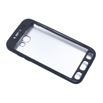 Husa Samsung Galaxy A3 2017 Flippy Full Silicone 360 Negru Folie de protectie Husa Samsung Galaxy A3 2017 Flippy Full Silicone 360 Negru Folie de protectie