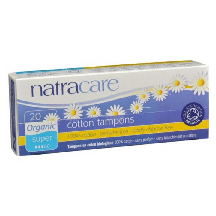 Био тампони Natracare Супер, 20 бр