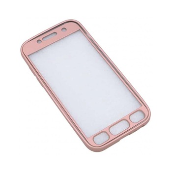 Husa Samsung Galaxy S7 Edge Full Silicone 360 Roz Auriu Husa Samsung Galaxy S7 Edge Full Silicone 360 Roz Auriu