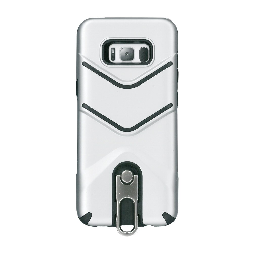 Husa spate cu clips Creative pentru Samsung Galaxy S8 Plus , argintiu