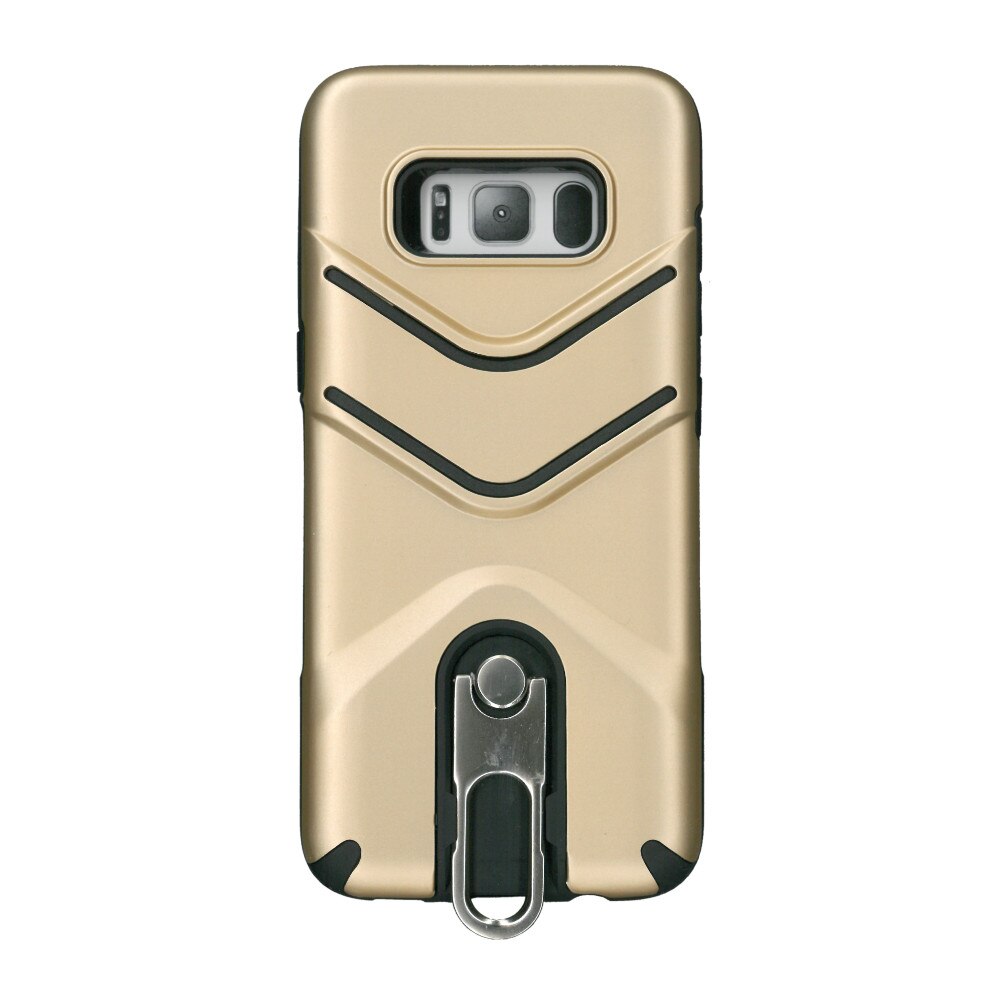 Husa spate cu clips Creative pentru Samsung Galaxy S8, auriu