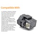 ELPLP96 projektorlámpa, kompatibilis az Epson Home Cinema 1060/2100/2150, PowerLite és EB modellekkel (emag01-WT17336), UHE210W, 2000–3000 óra, fekete