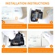 ELPLP96 projektorlámpa, kompatibilis az Epson Home Cinema 1060/2100/2150, PowerLite és EB modellekkel (emag01-WT17336), UHE210W, 2000–3000 óra, fekete
