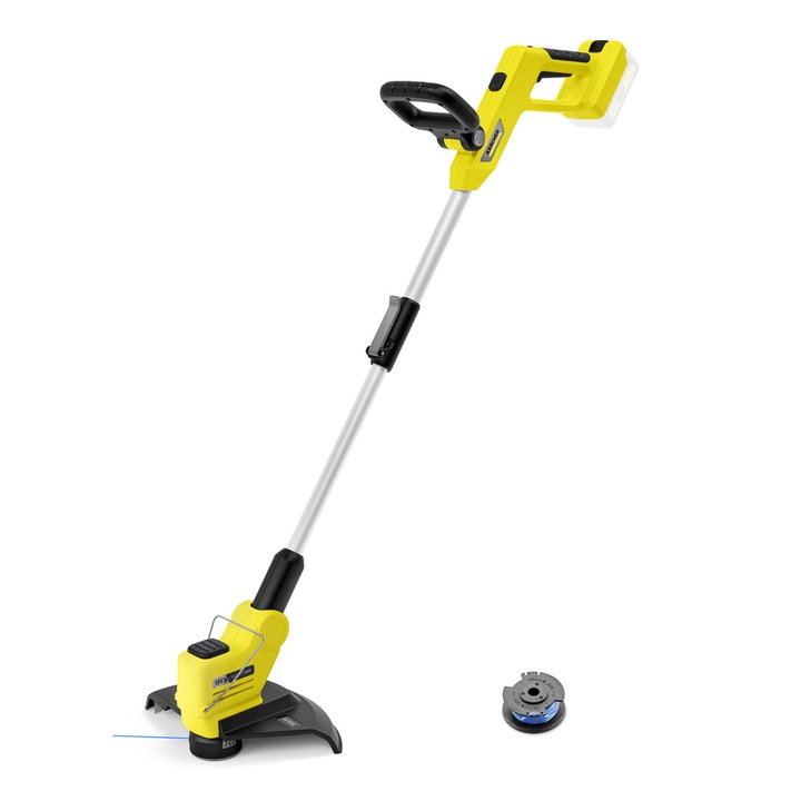 Trimmer electric Karcher LTR 3-18, 8900 RPM, 18V, Fara baterie Galben