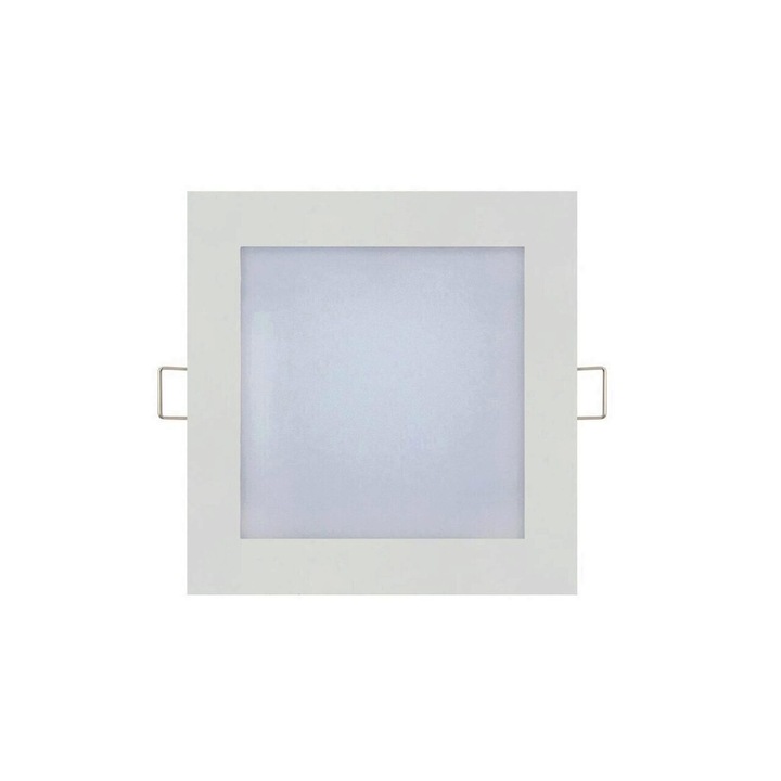 Квадратен LED панел, Slim/Sq-12, мощност 12 W, 6000 K, 660 lm