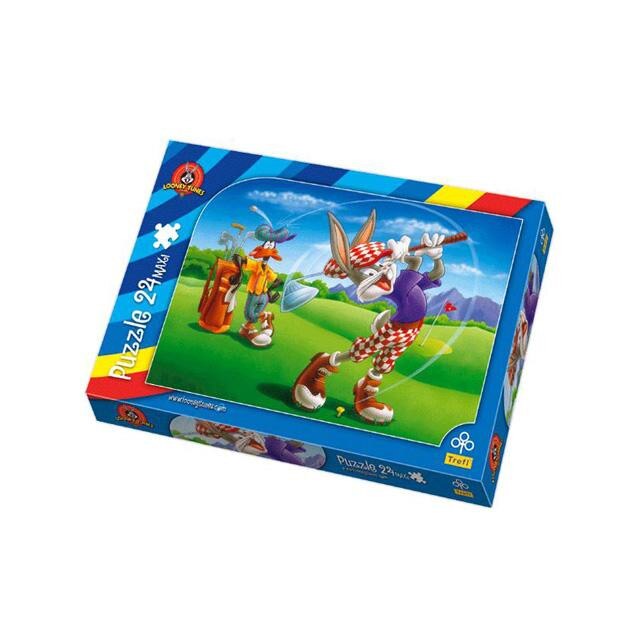 Puzzle Trefl maxi Bugs Bunny joaca golf 24 piese