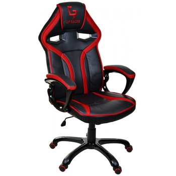 Scaun gaming Gran-Racer Negru-Rosu, Piele Scaun gaming Gran-Racer Negru-Rosu, Piele