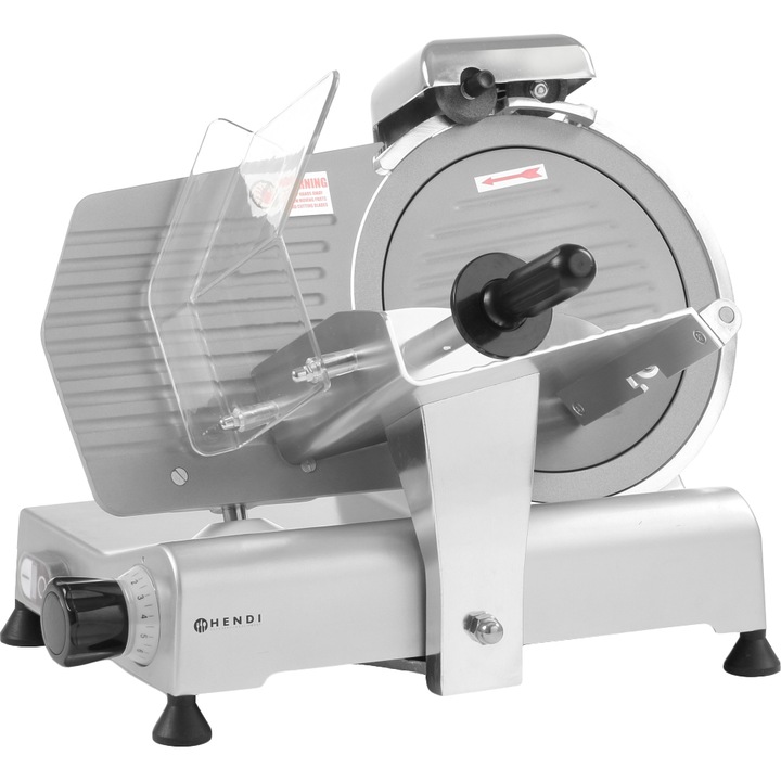 Feliator Hendi Kitchen Line Teflon, 150 W, Grosime reglabila, Diametru max 180mm, Potrivit si pentru branzeturi, Argintiu