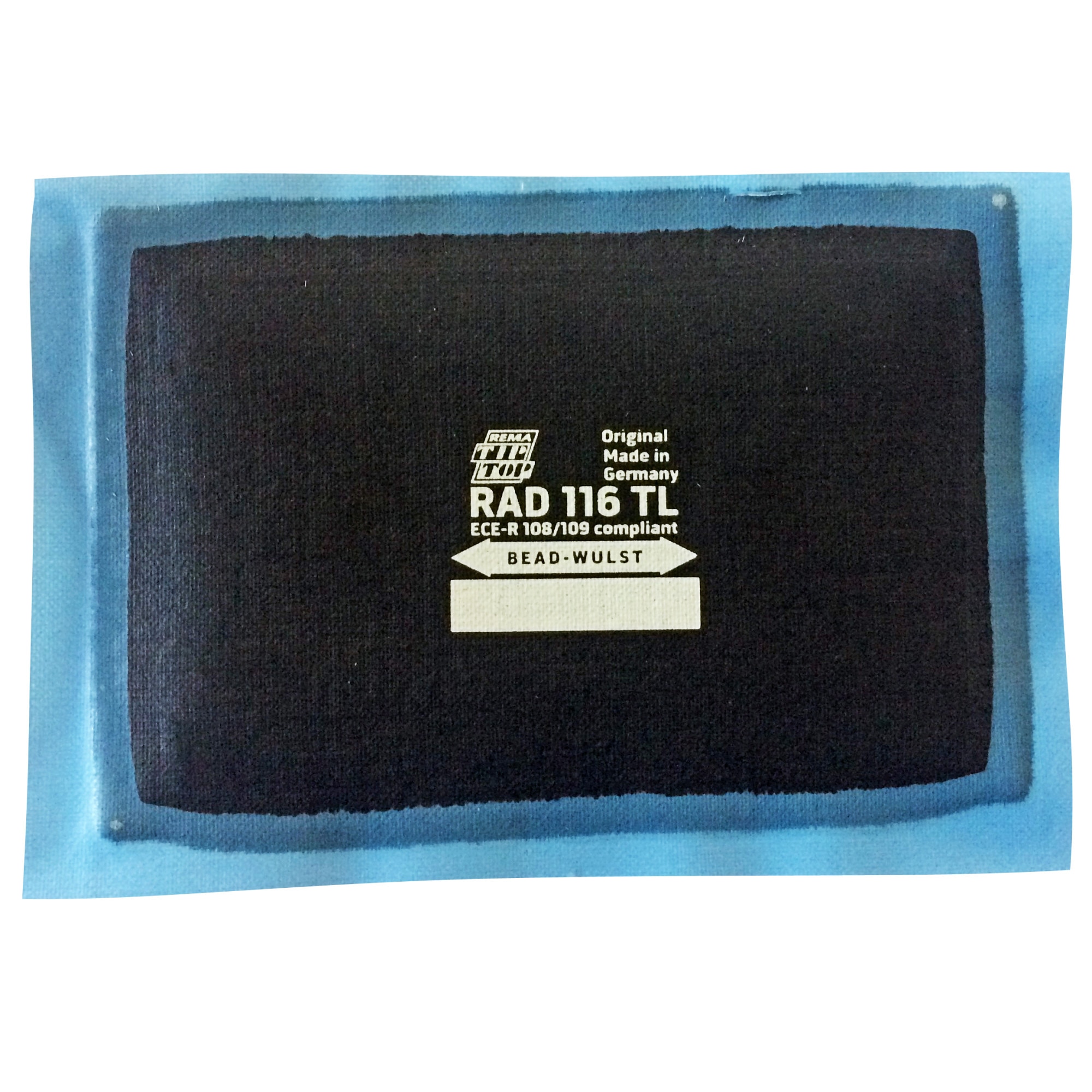 Set petice 10 bucati pentru reparatie anvelopa radiala, 116 TL Rema Tip Top, dimensiunea 100x65 mm