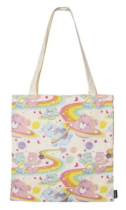 Cerda, текстилна пазарска чанта с принт Care Bears, Многоцветен