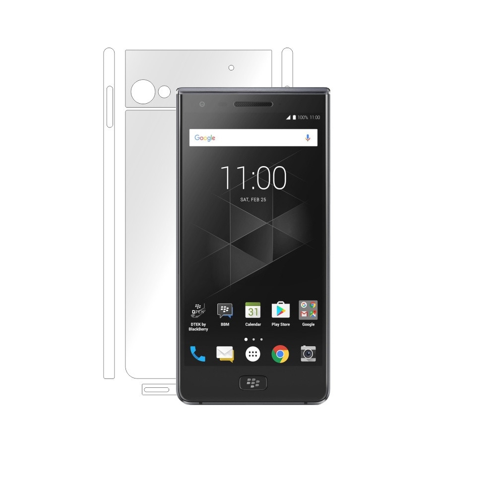 Folie de protectie Clasic Smart Protection BlackBerry Motion spate si laterale,protectie completa spate si laterale+Smart Spray®,Smart Squeegee® si microfibra incluse