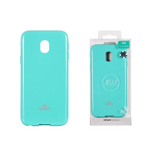 Husa silicon Jelly Mercury Samsung Galaxy J3 2017, verde mint