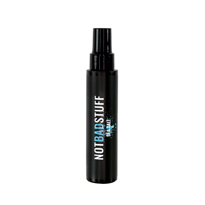 Спрей за коса Not Bad Stuff Sea Salt, матов ефект и обем, с хидратиращи съставки, черен, 100 мл