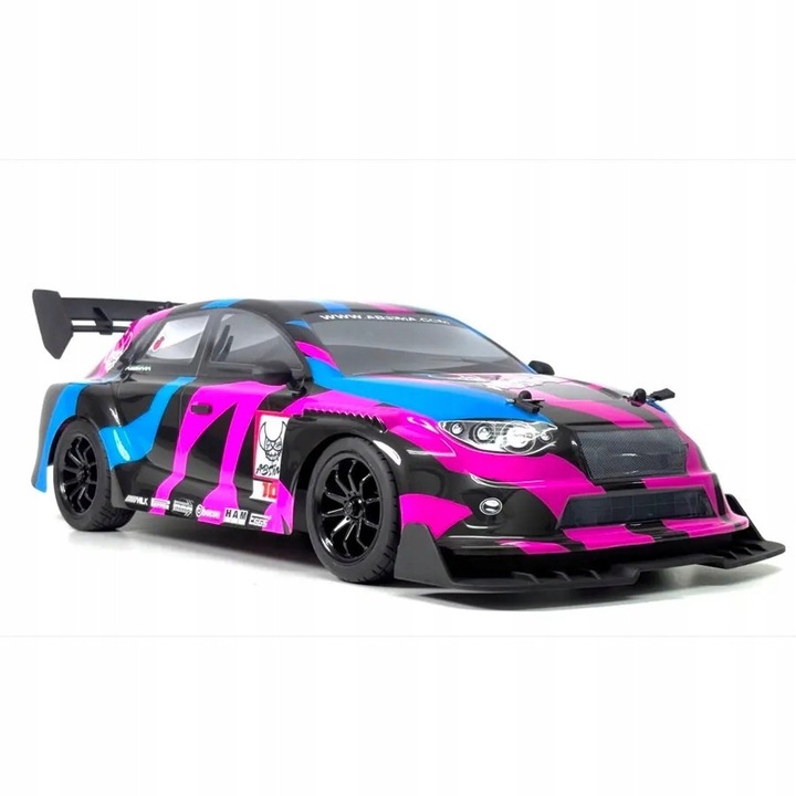 RC шосейна кола Absima Aero-X 1:10 (12231, D6YZBFVAYIV), електрическа безчеткова, 4WD, RTR, многоцветна