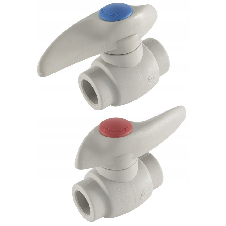 Kan-therm J4JIOHF1PR PP-R gömbcsap, hegeszthető tokos, O63 mm, szürke