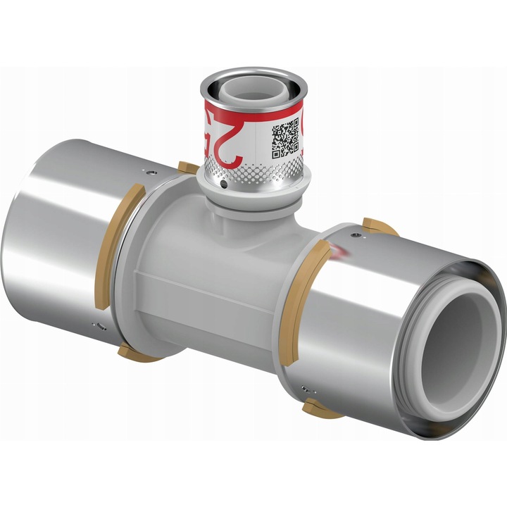 Uponor S-Press PLUS 1039968 T-idom, PPSU, 50-25-50 mm, szürke