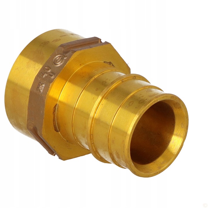 Uponor Q&E PL 40 Rp 1/4 belső menetes csatlakozó (VAM5WYQULN8), dezincifikációnak ellenálló sárgaréz, arany