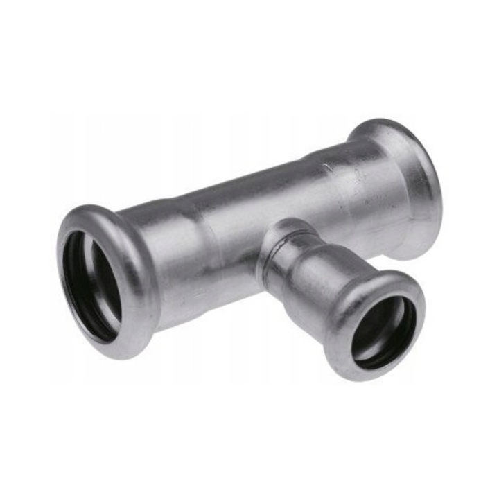 Kan-therm Inox IDUK2C0RQ0 T-idom szűkítő, rozsdamentes acél, 88,9 x 54,0 x 88,9 mm