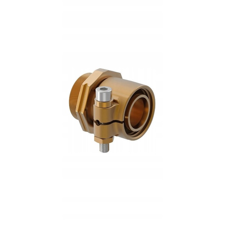 Uponor Wipex kompressziós csatlakozó 63x5,8-G2, külső menet G2, PN6 SDR11, sárgaréz, kód D5DTG3JL2